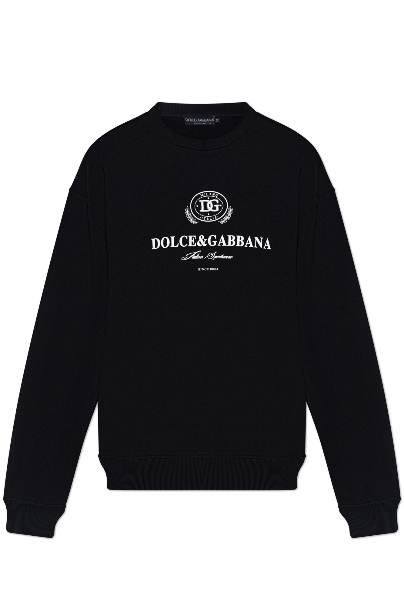 DOLCE & GABBANA ハイウエストレスフリフ FTAG1TG9921 N0000 Sequined top with branded elastic in Silver for Women